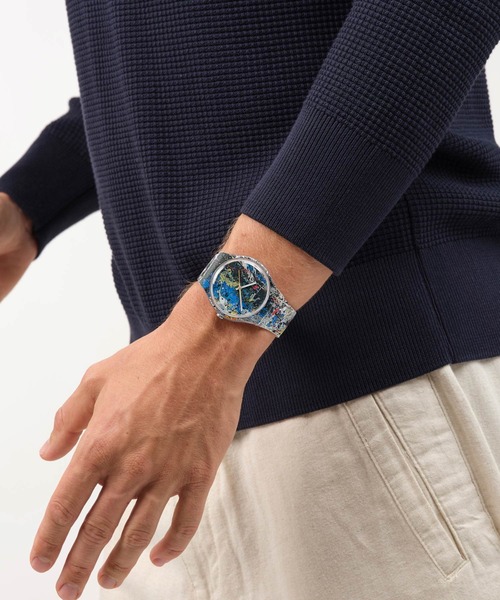 【新品未使用】swatch POLLOCK＇S ALCHEMY 腕時計 電池入り Swatch（スウォッチ） 腕時計 POLLOCK'S ALCHEMY レディース メンズ