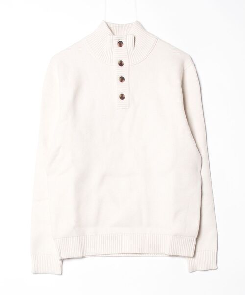「BANANA REPUBLIC FACTORY STORE」 長袖ニット S アイボリー メンズ_画像4