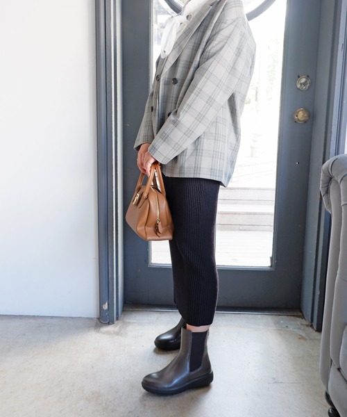 「MODE KAORI」 ショートブーツ S グレー レディース_画像6