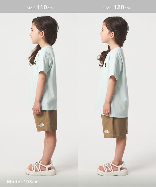 ノースフェイス パンツ 「THE NORTH FACE」コットン イージーショート / キッズ  110cm-120cm キッズ 子供服 男の子の画像
