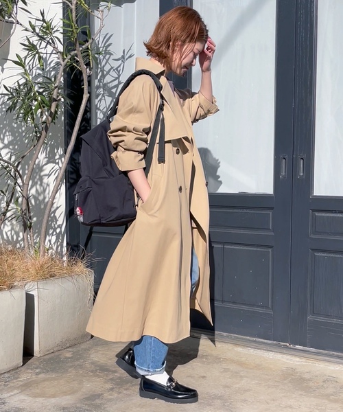 「Spick & Span」 トレンチコート 36 ベージュ レディース_画像2