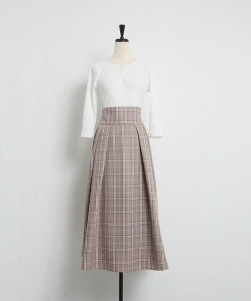 「tocco closet」 ドッキングワンピース M ネイビー レディース_画像7
