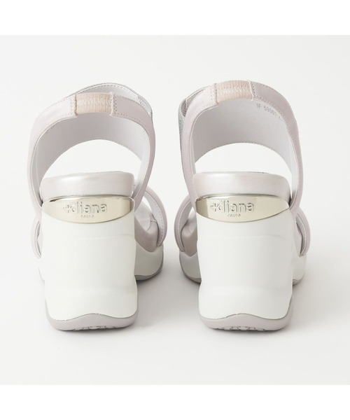 「+diana」 フラットサンダル 23.0cm ブラック レディース_画像4