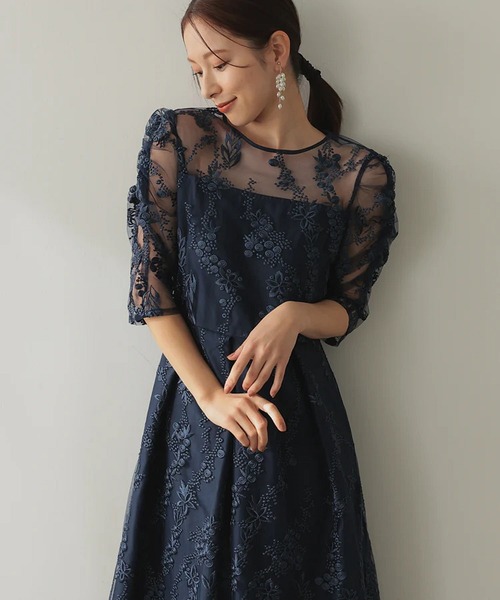 PREFERIR（プレフェリール） 「haremode」7分袖ワンピース X-LARGE
