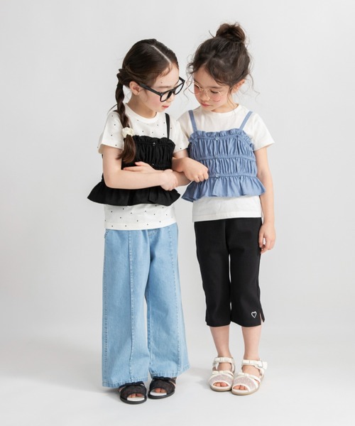 branshes（ブランシェス） tシャツ 半袖Tシャツ×キャミソールセット