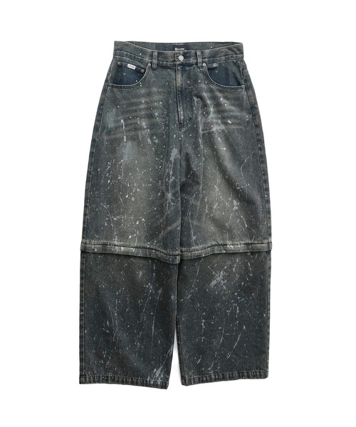 Subciety（サブサエティ） ジーンズ Painted 2way denim pants メンズ