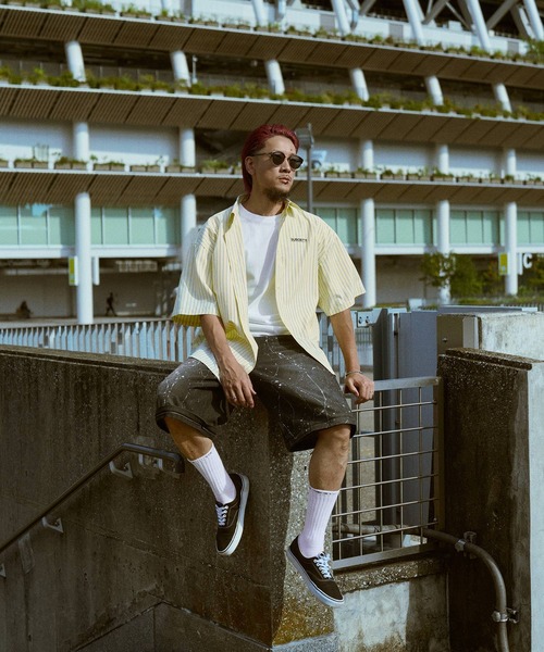 Subciety（サブサエティ） ジーンズ Painted 2way denim pants メンズ