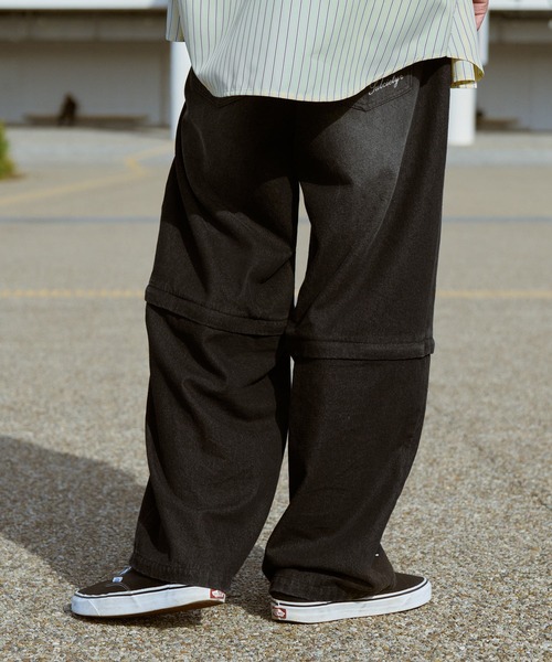 Subciety（サブサエティ） ジーンズ Painted 2way denim pants メンズ