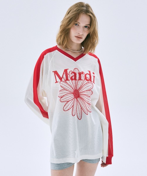 Mardi Mercredi（マルディメクルディ） ジャージ MESH JERSEY TOP LONG