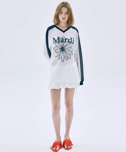 Mardi Mercredi（マルディメクルディ） ジャージ MESH JERSEY TOP LONG