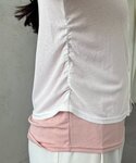 tシャツ レイヤードライクシアートップス レディースの詳細画像3