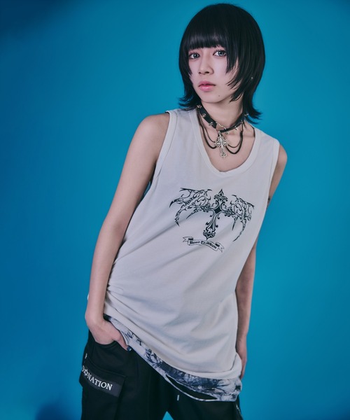 BENDER TOKYO タンクトップ 「PSYCHONATION サイコネーション