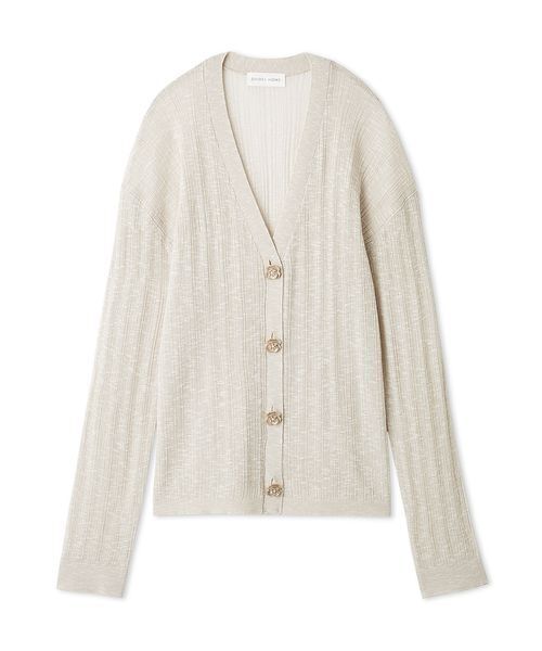 ♡snidel♡ビジューフラワーカーディガン♡値下げ交渉可♡ SNIDEL HOME パジャマ ルームウェア フラワービジューシアーニット