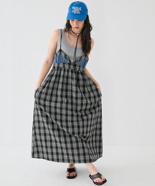 MIRROR STOKE ワンピース 夏 「ZOZO限定」BUSTIER CAMISOLE ONEPIECE