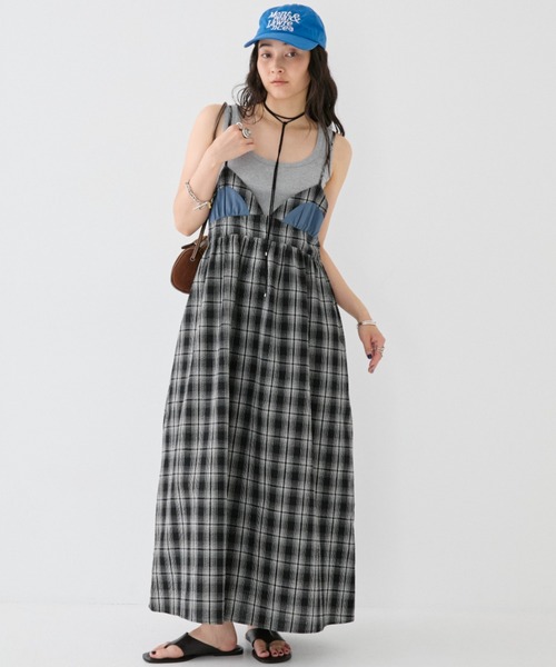 MIRROR STOKE ワンピース 夏 「ZOZO限定」BUSTIER CAMISOLE ONEPIECE