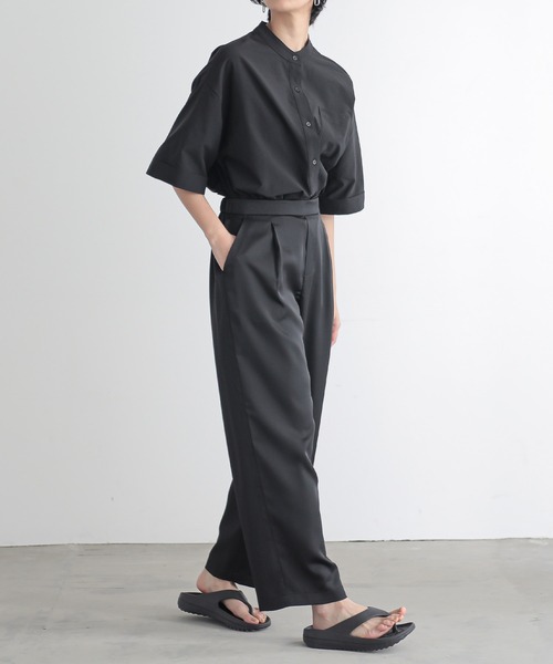 「for/c」 半袖ブラウス M ネイビー レディース_画像7