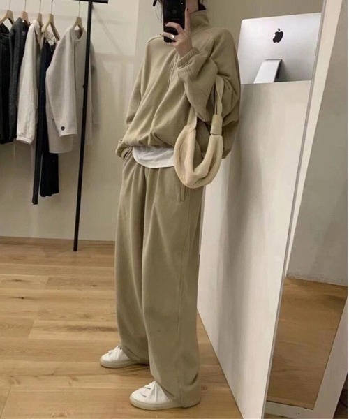 「NEW GENTLEMAN」 セットアップ X-LARGE ベージュ レディース_画像4