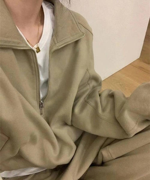 「NEW GENTLEMAN」 セットアップ X-LARGE ベージュ レディース_画像5
