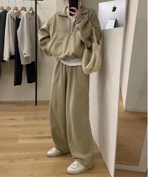 「NEW GENTLEMAN」 セットアップ X-LARGE ベージュ レディース_画像7