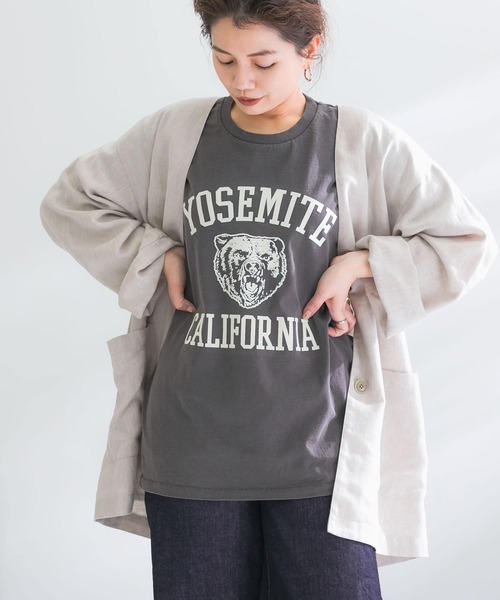 「MIXTA」 半袖Tシャツ MEDIUM ナチュラル レディース_画像3