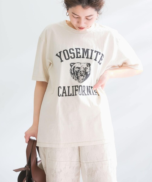 「MIXTA」 半袖Tシャツ MEDIUM ナチュラル レディース_画像9