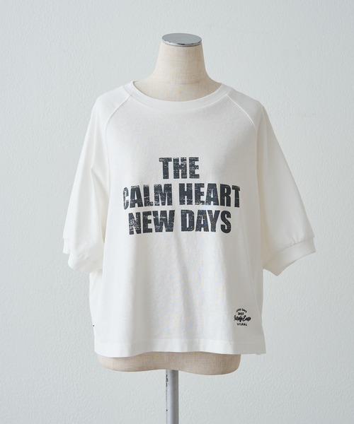 「PUAL CE CIN」 半袖Tシャツ FREE グレー レディース_画像2