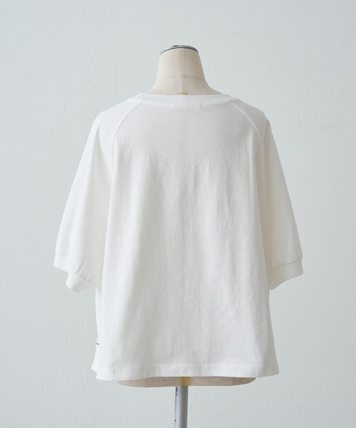 「PUAL CE CIN」 半袖Tシャツ FREE グレー レディース_画像4