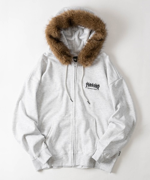 THRASHER（スラッシャー） パーカー 裏起毛 「at」「THRASHER