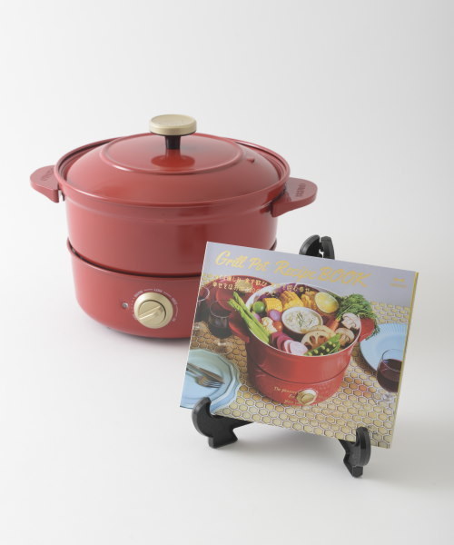 BRUNO Grill Pot レッド 説明書付き BRUNO Grill Pot レッド 説明書付き BRUNO