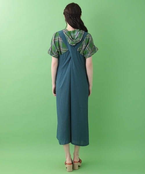 バッククロ ワンピース - 通販 - PayPayモール シャーリングシフォン ...