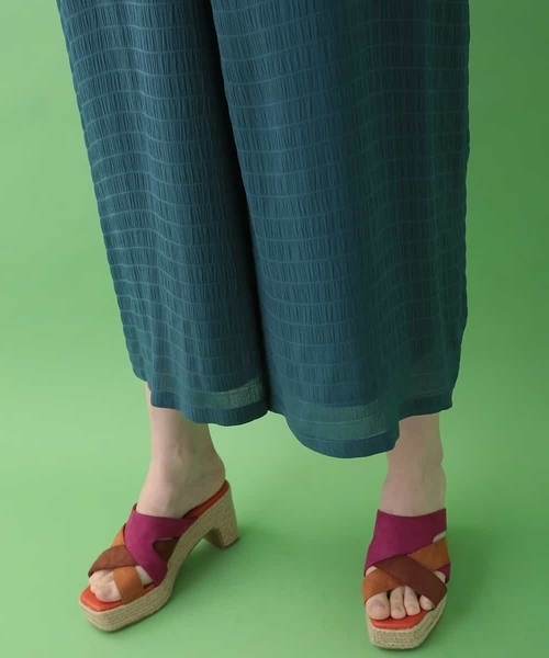 バッククロ ワンピース - 通販 - PayPayモール シャーリングシフォン ...