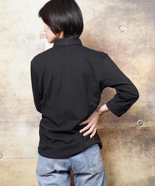 GARCONS ブラック透け感シャツ COMME des GARCONS HOMME PLUS(コムデギャルソンオムプリュス