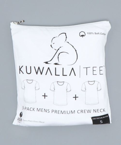 tシャツ 「KUWALLA/クワラ」3PACK CREW NECK TEE (UN) レディース メンズ