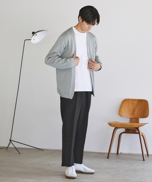 パタゴニア ウィメンズ メリノウール カーディガン グレー Lサイズ LIL VENDARS カーディガン 「洗える」抗菌防臭ミラノリブ編み