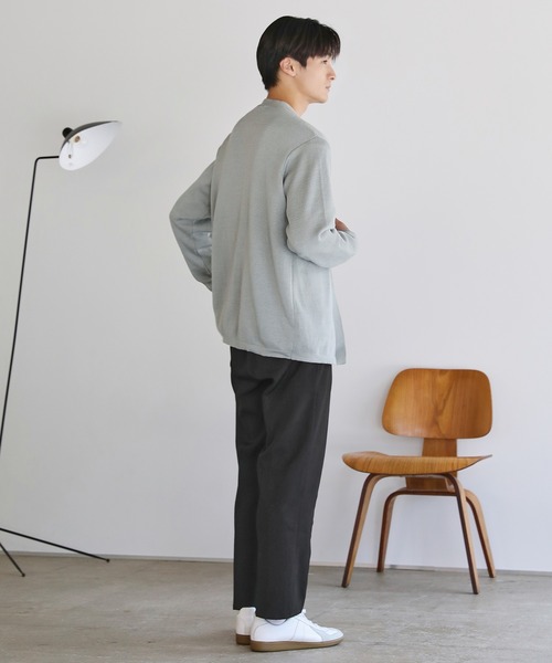 LIL VENDARS カーディガン 「洗える」抗菌防臭ミラノリブ編み