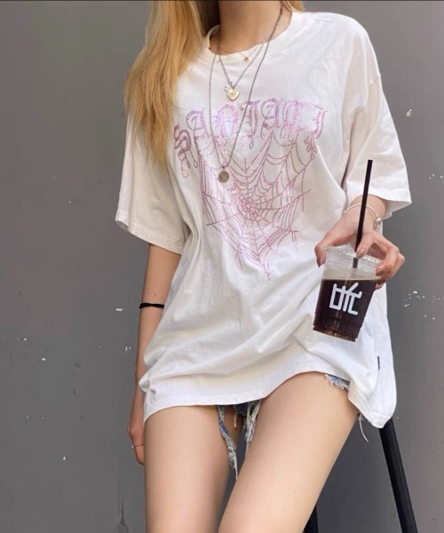 tシャツ A'GEM/9 × .kom「NOVESSEL/ノベセル」ネックレス付きダメージ加工Tシャツ レディース メンズ NOVESSEL tシャツ A'GEM/9 × .kom「NOVESSEL/ノベセル」ライン
