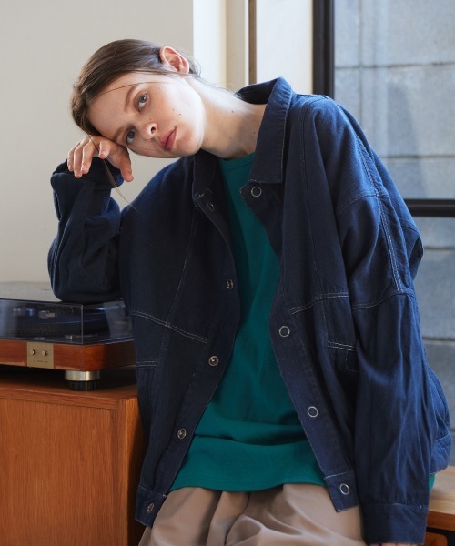 rehacer（レアセル） ブルゾン アウター : 東炊き Wide Twill Jacket