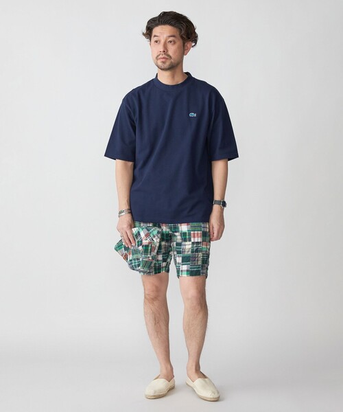 24SS LACOSTE ラコステ B＆Y別注 パイル生地 Tシャツ Mサイズ 1200024F0122_m1_c103.jpg