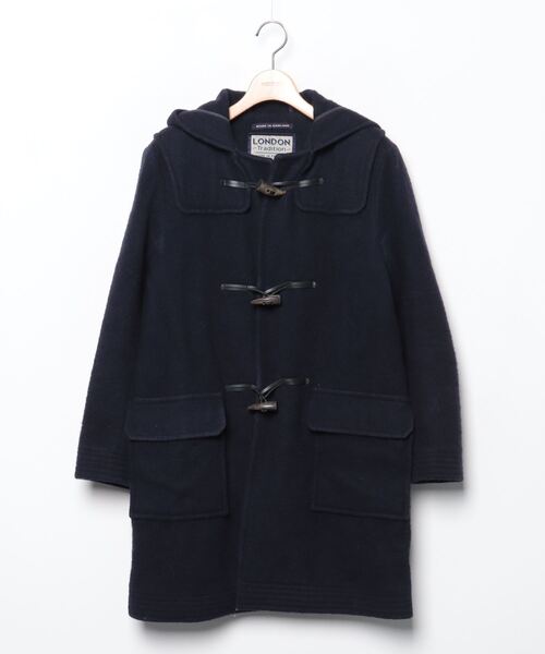 LONDON Tradition⁄ロングダッフルコート⁄42⁄ネイビー LONDON Tradition