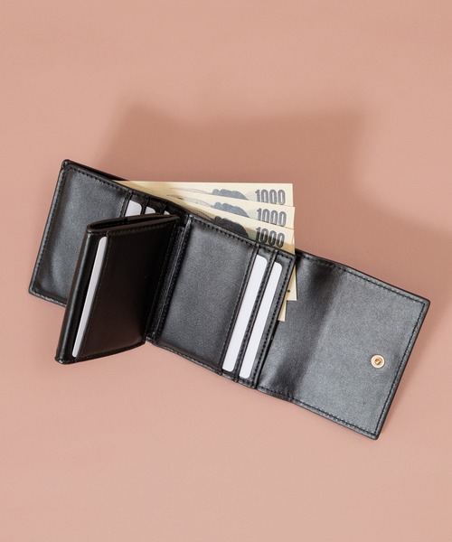 SecretDoor（シークレットドア） 財布 リボン ビジュー ボックスコイン