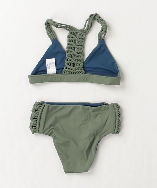 PR01. uvカット 水着 AMARI macreme triangle bikini / マクラメ