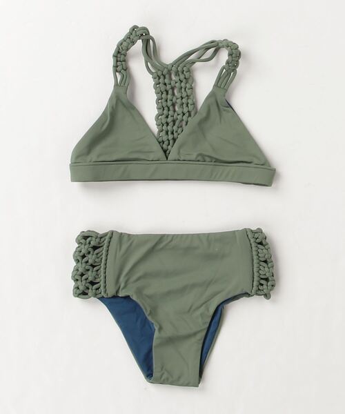 PR01. 水着 AMARI macreme triangle bikini / マクラメ