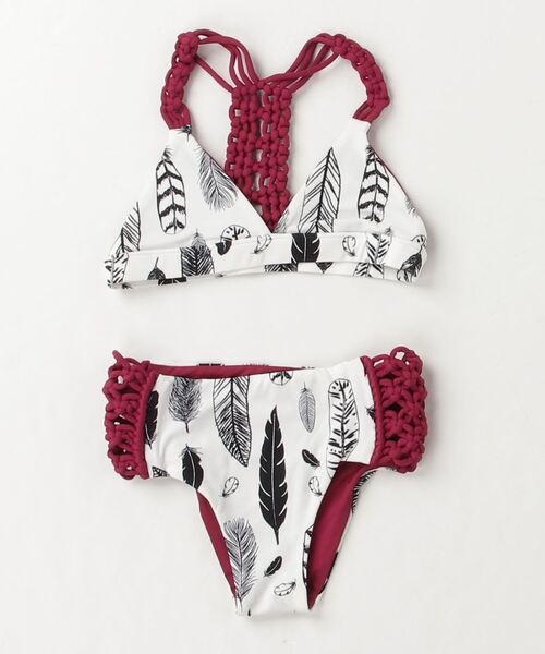 PR01. 水着 AMARI macreme triangle bikini / マクラメ