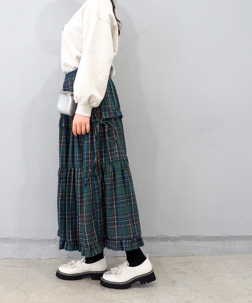 byあしながおじさん ローファー 軽量｜厚底キルトタッセル