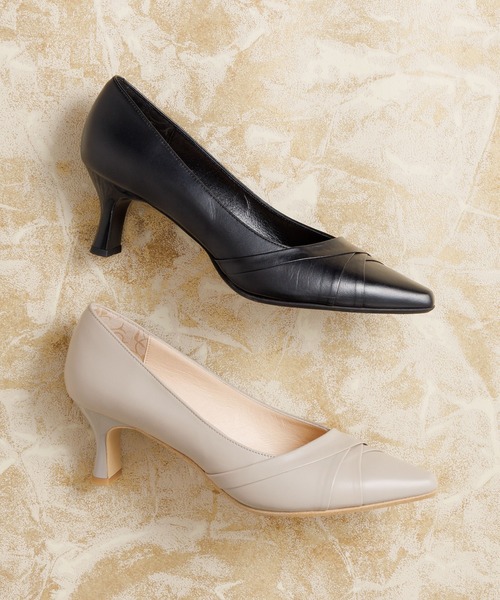 卑弥呼（HIMIKO） パンプス 「Made in Japan」「撥水」切替デザイン