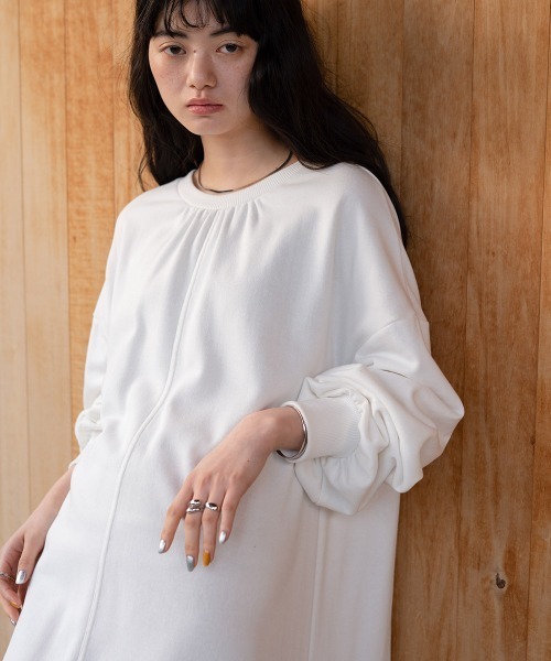 BAB（バブ） ワンピース ヘムレーススウェットワンピース : ZOZOTOWN