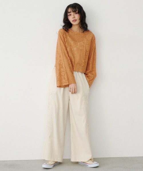 DEICY レースブラウス「2wayレースストレッチレースブラウス」 BLOUSE