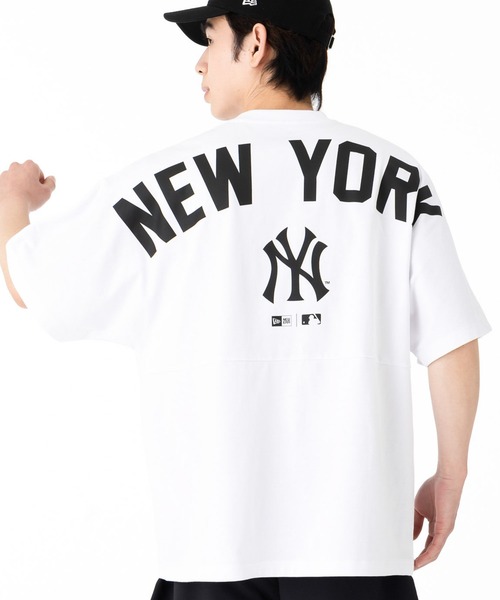 【新品・国内即発】NEW ERA 60667725 WHI オーバーサイズTシャツ NEW ERA tシャツ ニューエラ 半袖Tシャツ オーバーサイズ