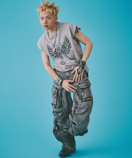 GALFY タンクトップ セットアップ GALFY tシャツ 「GALFY」ゴリ厨二タンク / 「ガルフィー」ロゴ
