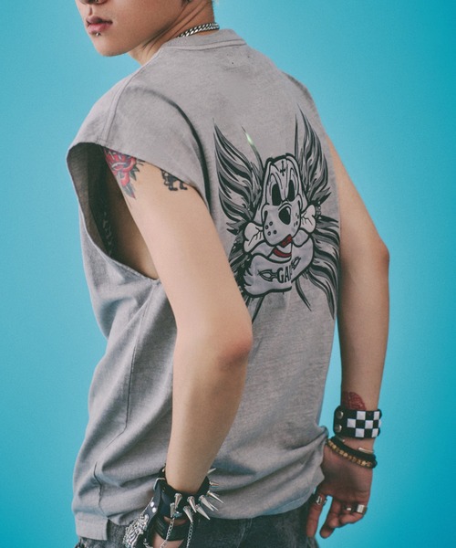 GALFY tシャツ 「GALFY」ゴリ厨二タンク / 「ガルフィー」ロゴ